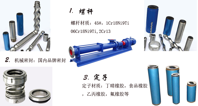 G係列單螺杆泵細節展示(shì) G係列單(dān)螺杆泵(bèng)細節展示